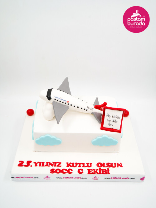 Uçak Detay Tasarım Pasta