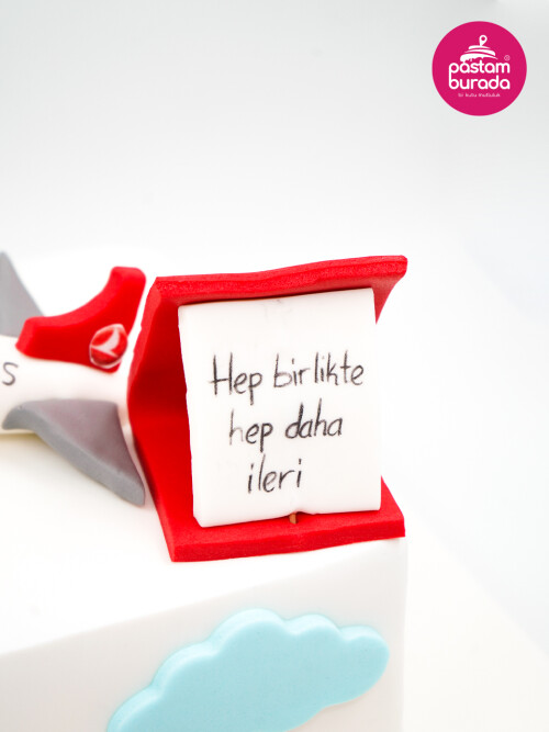 Uçak Detay Tasarım Pasta