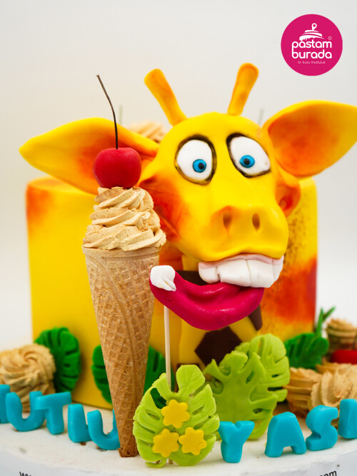Zürafa Detay Tasarım Pasta
