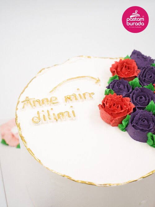 Çiçek Detay Naked Cake
