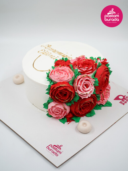 Çiçek Detay Naked Cake