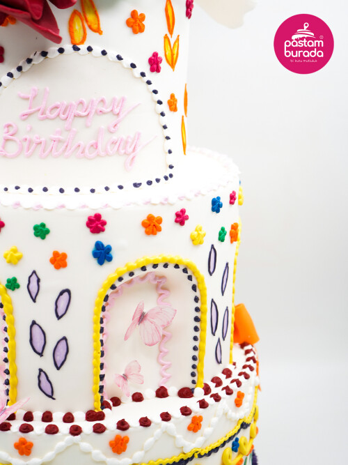 Çiçek Detay Tasarım Pasta