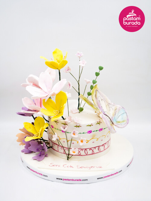 Çiçek Detay Tasarım Pasta