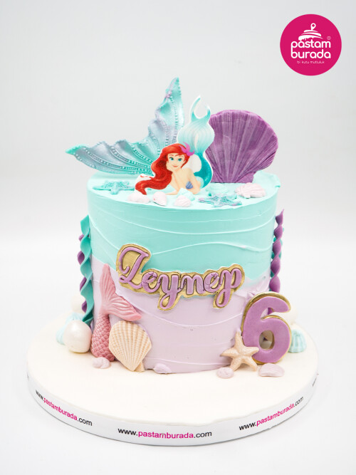 Deniz Kızı Konsept Tasarım Pasta
