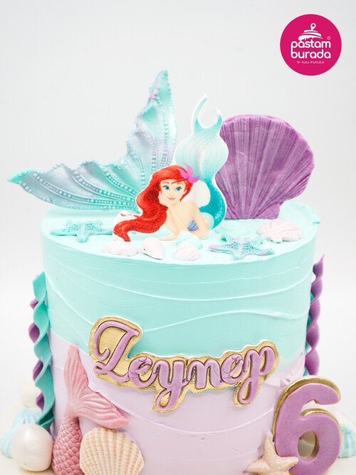 Deniz Kızı Konsept Tasarım Pasta