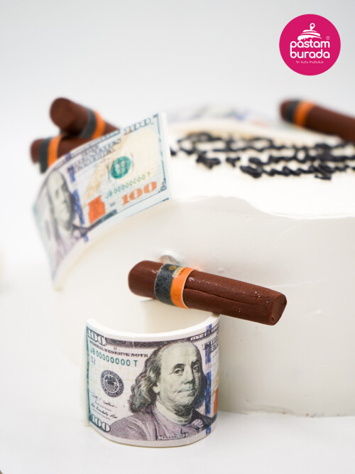 Dolar Ve Puro Detay Naked Cake