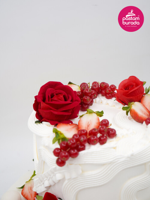 Gül Detay Naked Cake