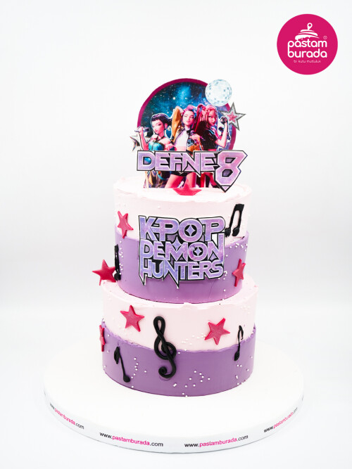K-Pop Konsept Tasarım Pasta