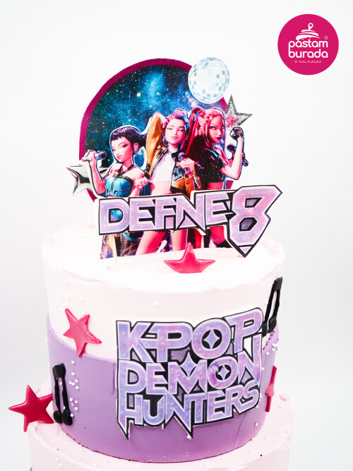 K-Pop Konsept Tasarım Pasta