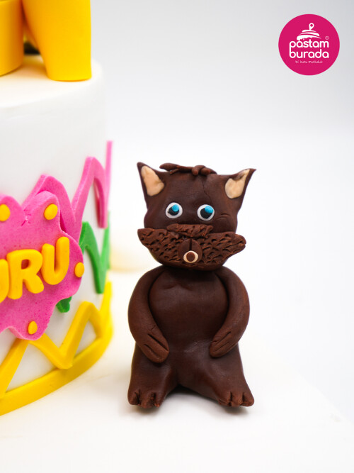 Kedi Detay Tasarım Pasta