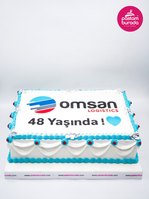 Marka Özel Tasarım Resimli Pasta