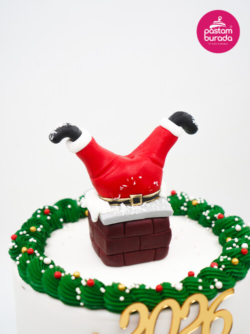 Noel Baba Detay Tasarım Pasta