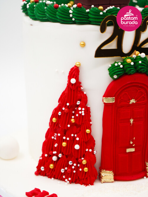 Noel Baba Detay Tasarım Pasta