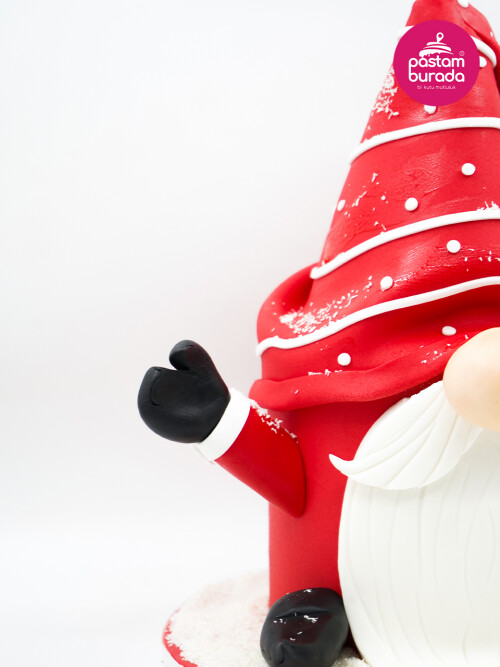 Noel Baba Tasarım Pasta