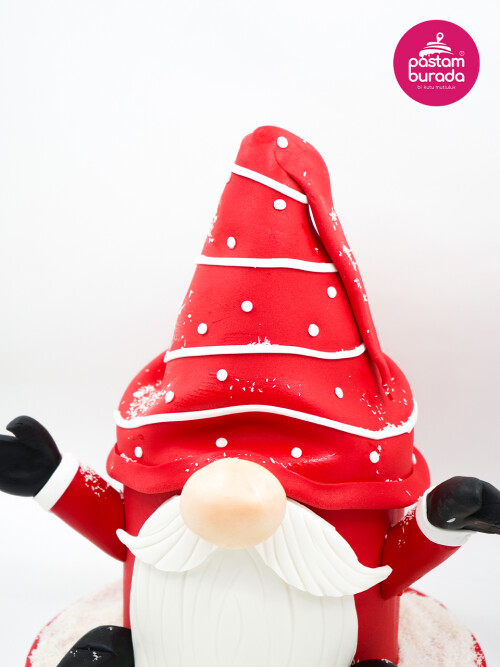 Noel Baba Tasarım Pasta