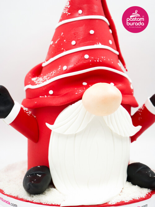 Noel Baba Tasarım Pasta