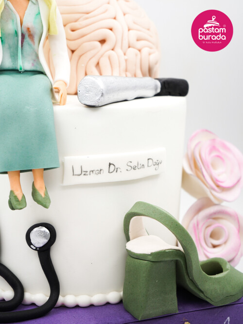 Nöroloji Doktoru Tasarım Pasta