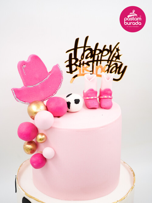 Pembe Detay Kovboy Konsept Pasta