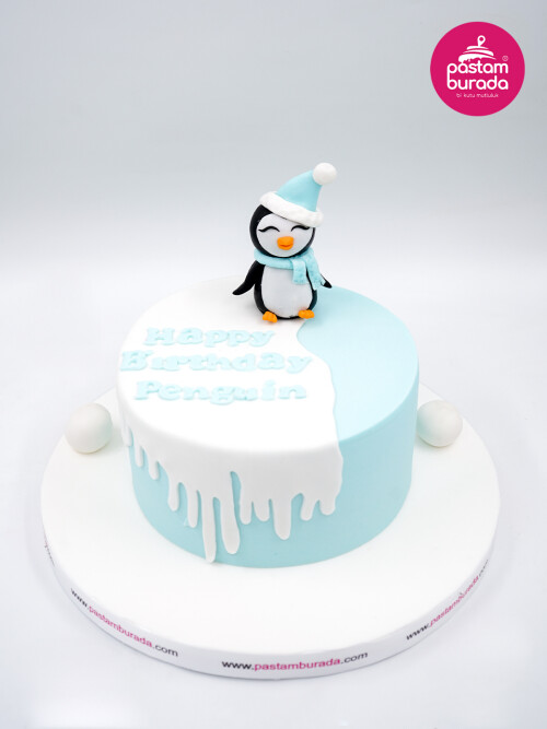 Penguen Detay Tasarım Pasta