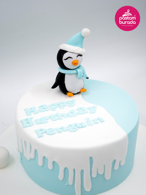 Penguen Detay Tasarım Pasta