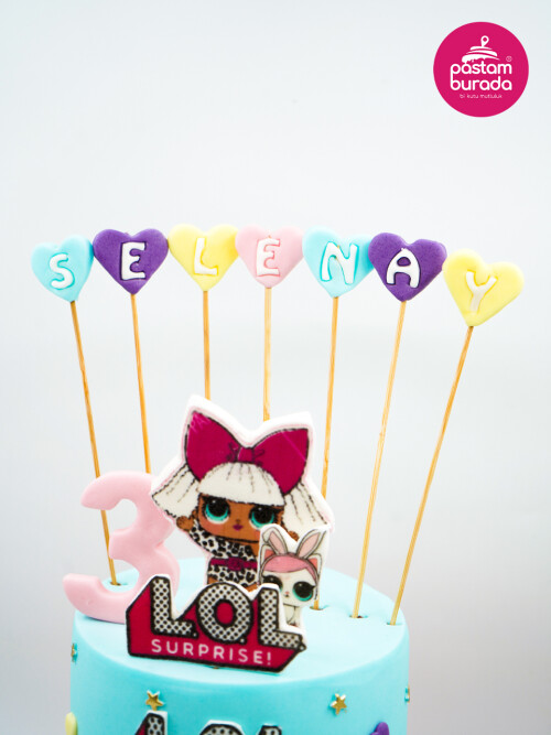 Renkli Bebekler Konsept Pasta