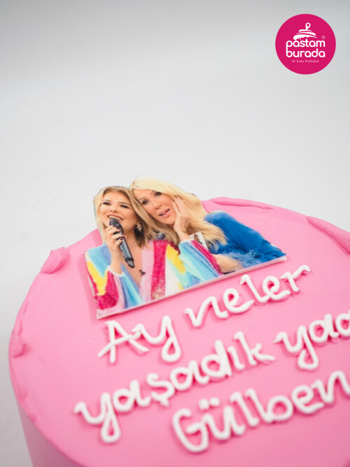 Replik Detay Pembe Naked Cake