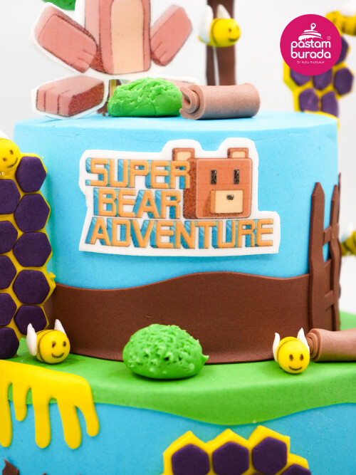 Super Bear Adventure Tasarım Pasta