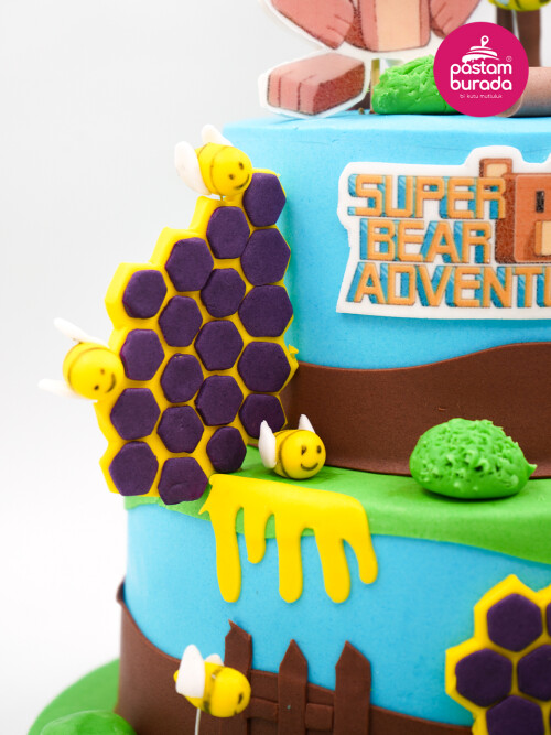 Super Bear Adventure Tasarım Pasta