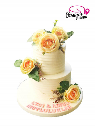 Sarı Gül Pasta