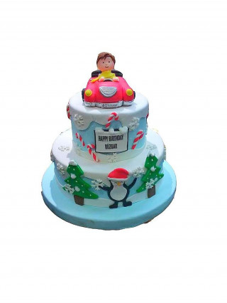 Arabalı Çocuk Pasta