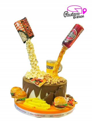 Atıştırma Sepeti Konsept Pasta