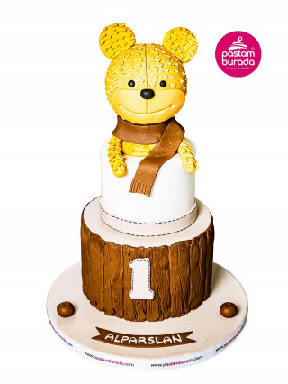 Ayıcık Model Konsept Doğum Günü Pastası