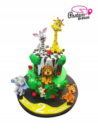 Hayvanlar Alemi Pasta