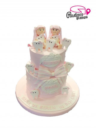 İkiz Bebek Pasta