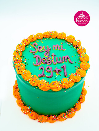 Kremalı Font Konsept Minimal Pasta