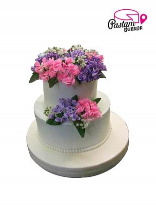 Renkli Nişan Pastası