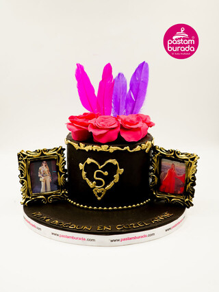 Renkli Tüylü Konsept Pasta