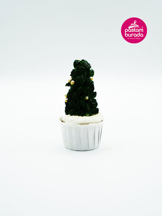 Yılbaşı Ağaç Konsept Cupcake