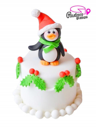 Yılbaşı Konseptli Pasta