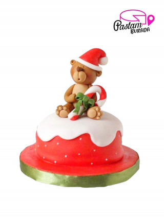 Yılbaşı Konseptli Pasta