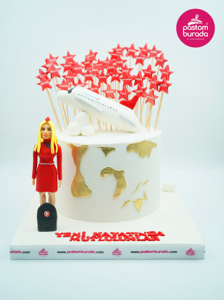 Hostes Temalı Konsept Pasta