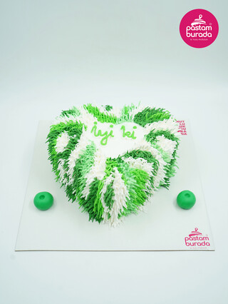 Kalp Detaylı Naked Pasta