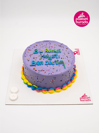 Mor Naked Sıvama Pasta