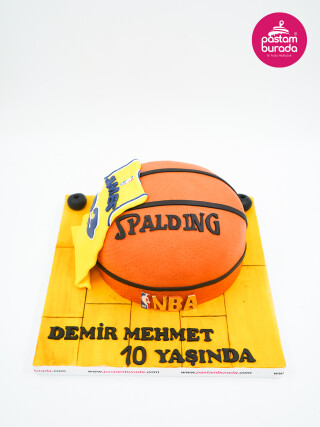 Baketbol Topu Tasarım Pasta