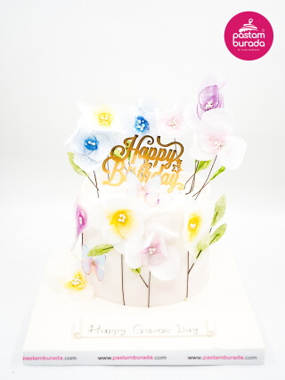 Çiçek Detay Tasarım Pasta