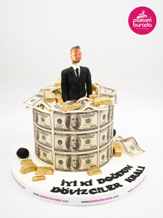 Dolar Detay Tasarım Pasta