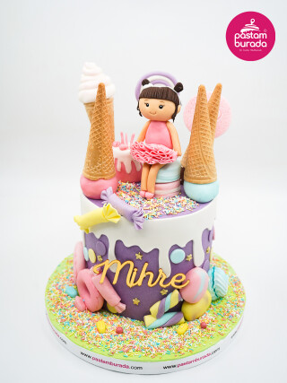 Dondurma Detay Tasarım Pasta