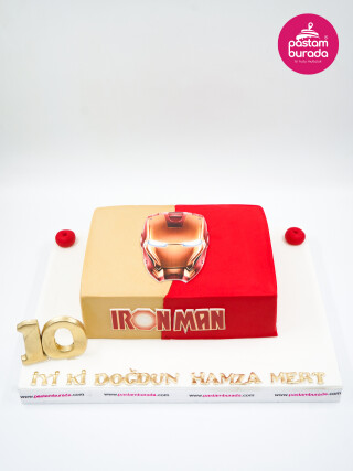 İron Man Tasarım Pasta