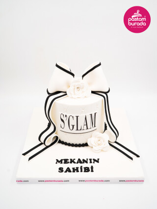 Kurdele Detay Tasarım Pasta