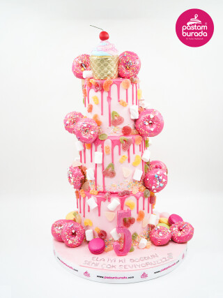 Pembe Konsept Donut Pasta